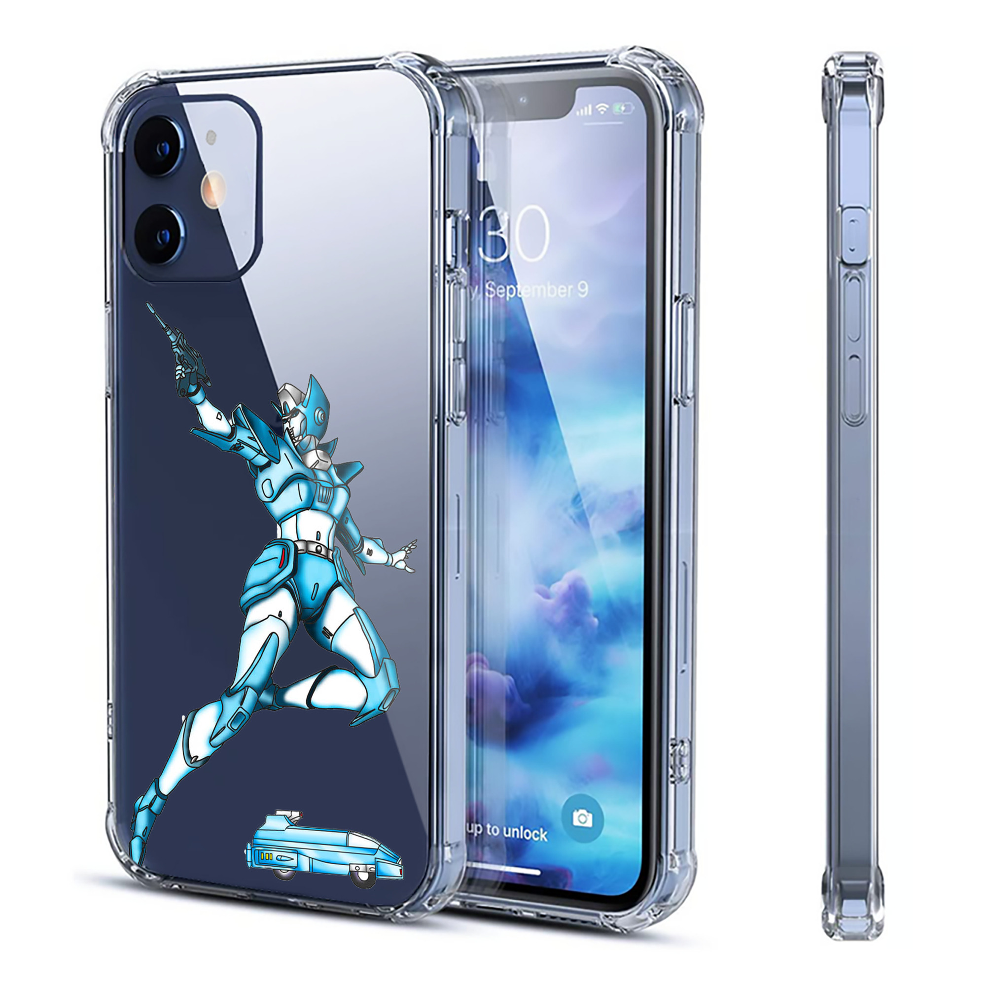 （画像用）  【iPhone 12シリーズ対応】透明スマホケース（クリアソフトケース）